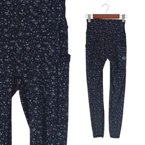 Salty Honey Mini Floral Print High Waisted Leggings w Pockets XS-M